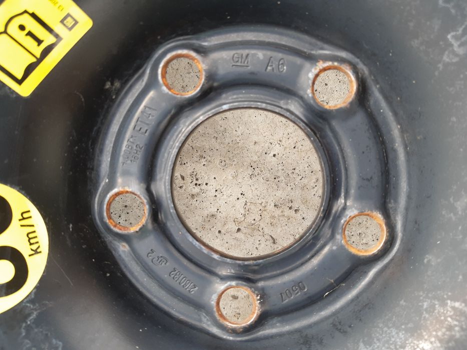 Roata rezerva slim opel R16 5x110 cu anvelopa 115 70 R16