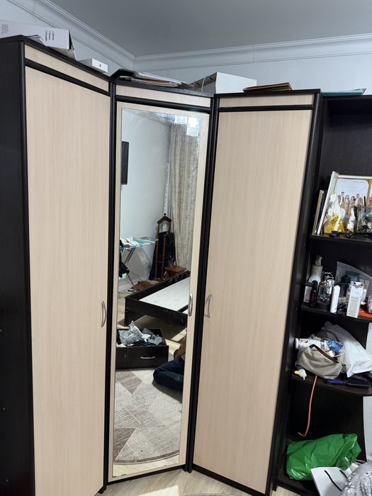 Продам кровать с шкафом