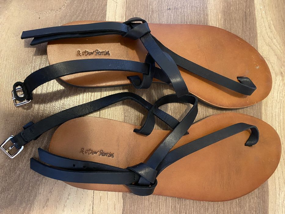 Дамски сандали естествена кожа