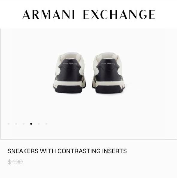 Оригинал Armani Exchange мужские кроссовки