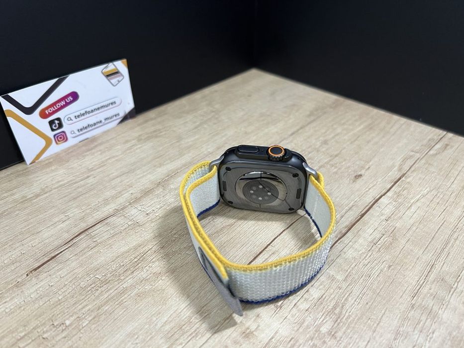 Apple Watch Ultra 3 49mm Black Titanium Second-Hand 2 ani garanție, Te