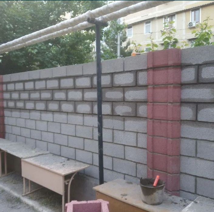 Shlakablok usta shlakablok suvoq usta biton fundamet  regl quyamz