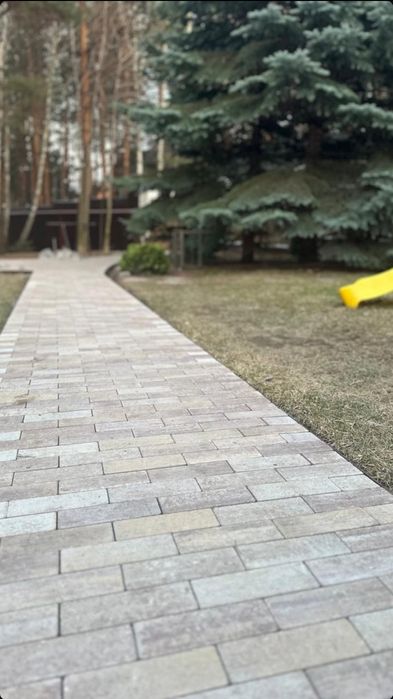 Укладка брусчатки