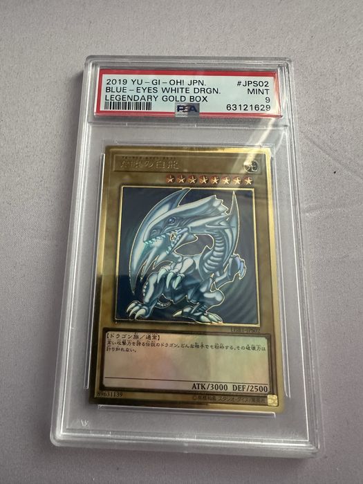 Yu-Gi-Oh! PSA Graded LGB1 Legendary Box Gold Blue Eyes Dark Magician Red Eyes Black Dragon