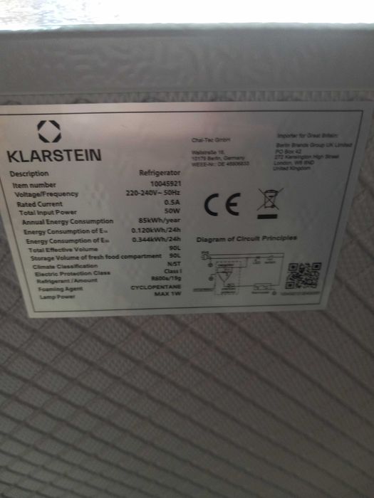 Frigider de 90 litri