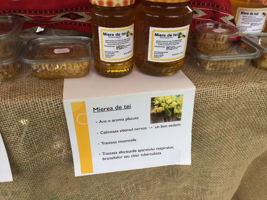 Miere Salcâm / Polifora / Tei / Rapița / Floarea soarelui / Propolis