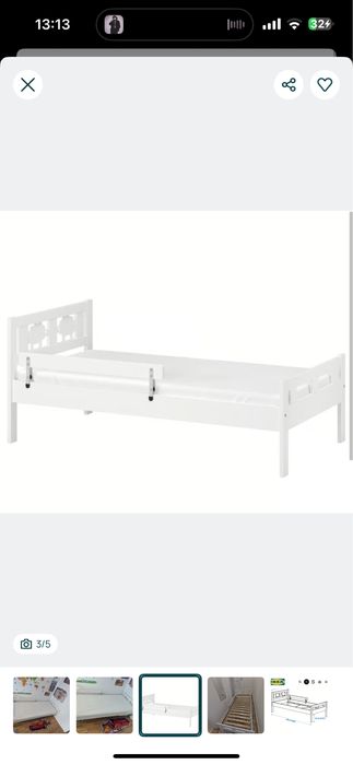 Vand doua paturi Ikea pt copii cu saltele incluse