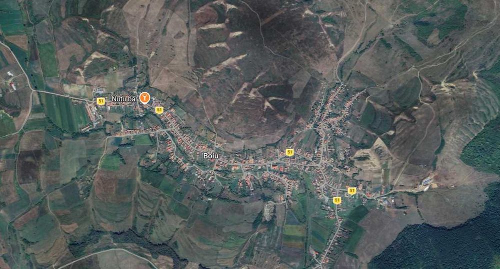 Teren extravilan 138.400 mp - sat Boiu, comuna Albesti (langa Sighisoara)
