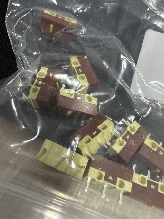 бесшумные переключательи для мыши huano kailh omron