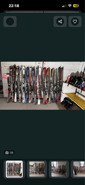 Vand skiuri si clapari la preturi avantajoase