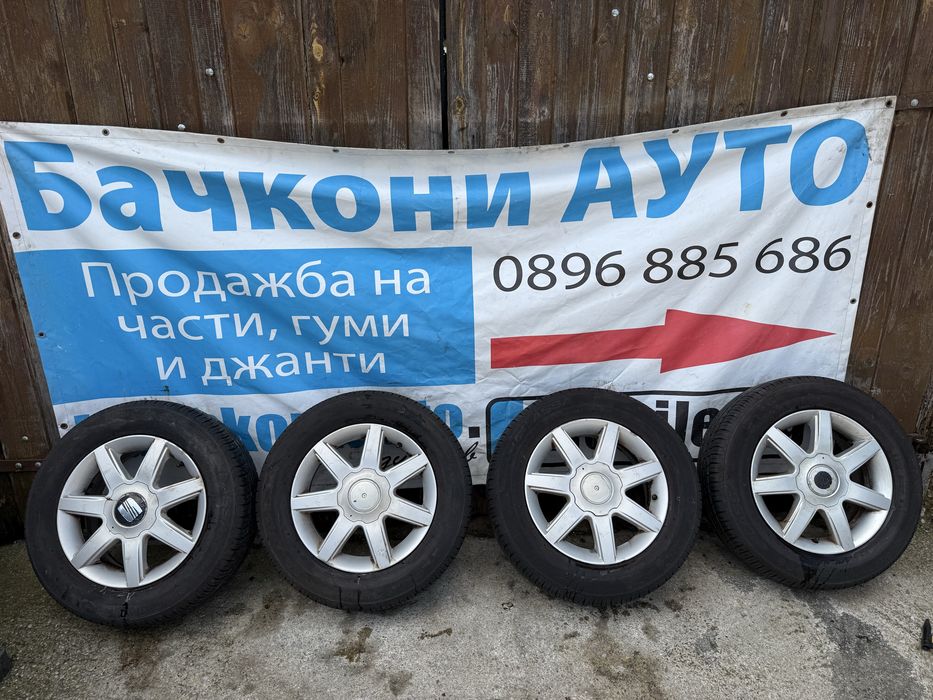 15 5х100 джанти с гуми