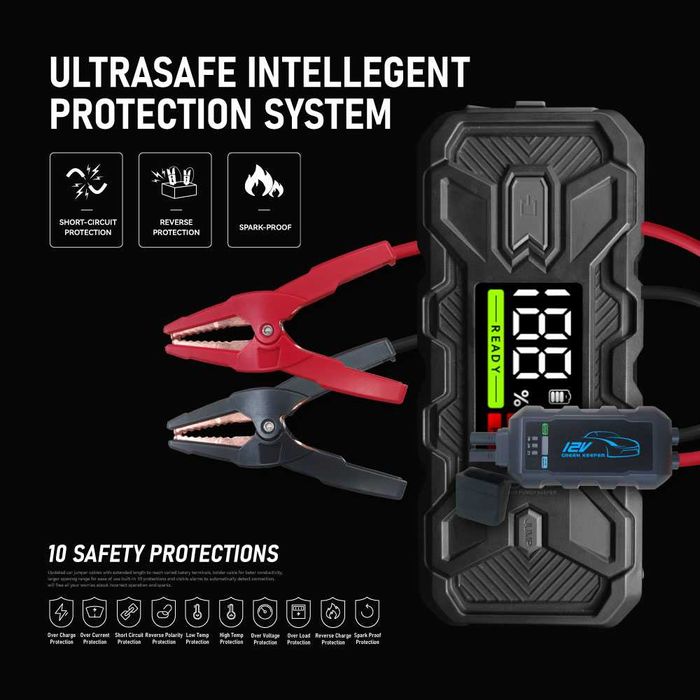 Robot de pornire auto Master GK-J1204 3000A pt vehicule de 12V,sigilat