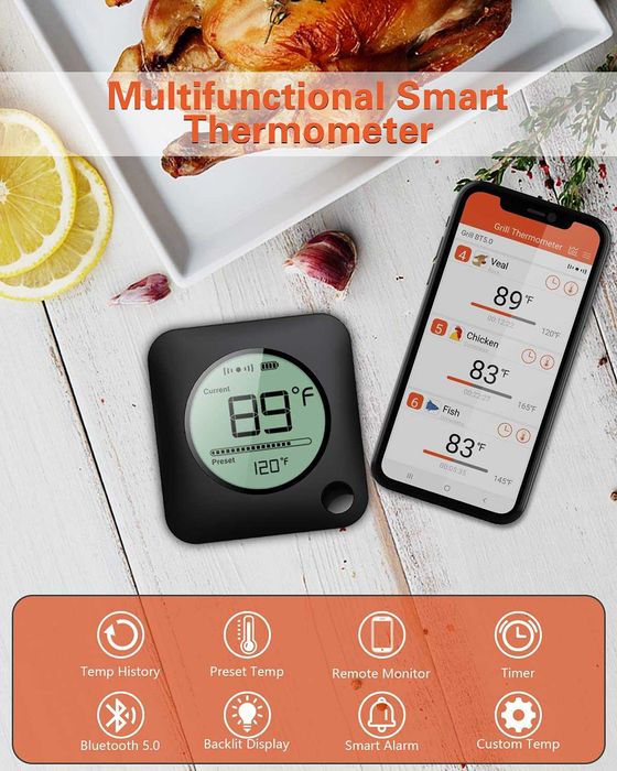 BFOUR Bluetooth термометър за месо за грил