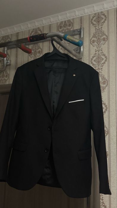мужской пиджак черный