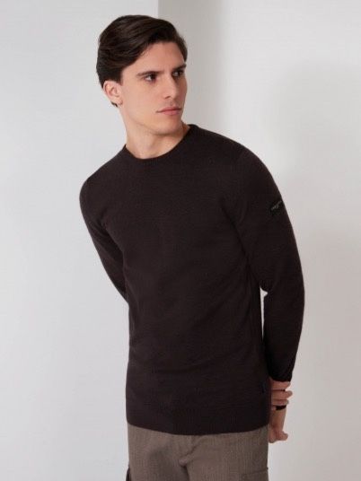 100% мерино вълна CAVALARO NAPOLI ОРИГИНАЛЕН мъжки пуловер - S