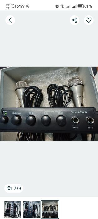 Mixer cu microfoane