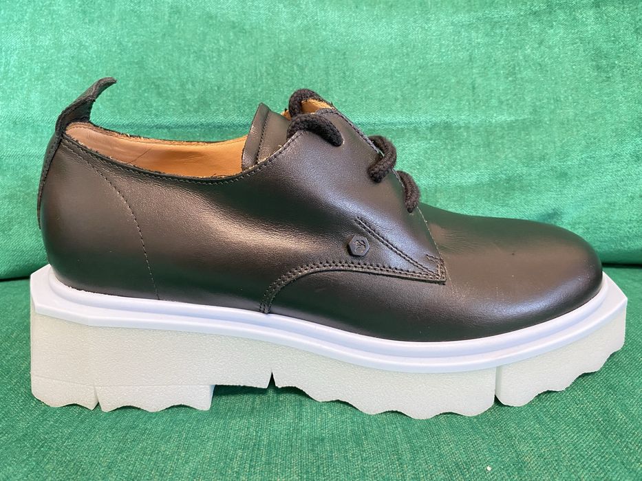 Pantofi Off-White leather Sponge derby marimea 41