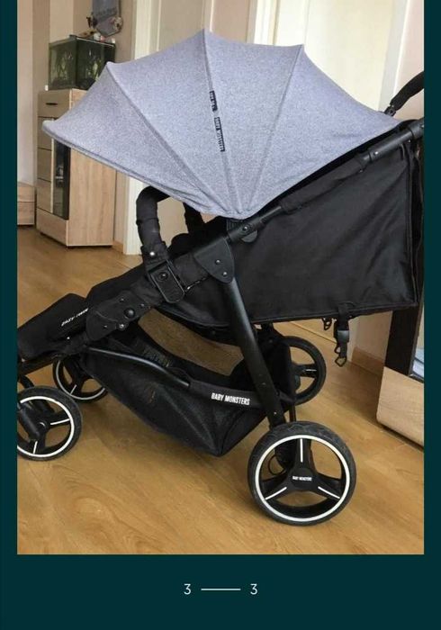 Количка за близнаци Baby monsters easy twen!