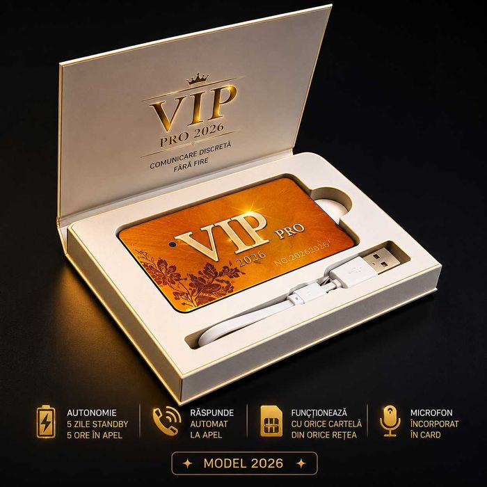 Card GSM + Casca de Copiat Fara Telefon - Raspuns Automat