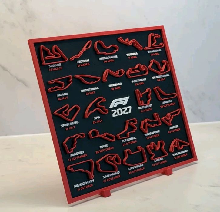 F1 2027 season print