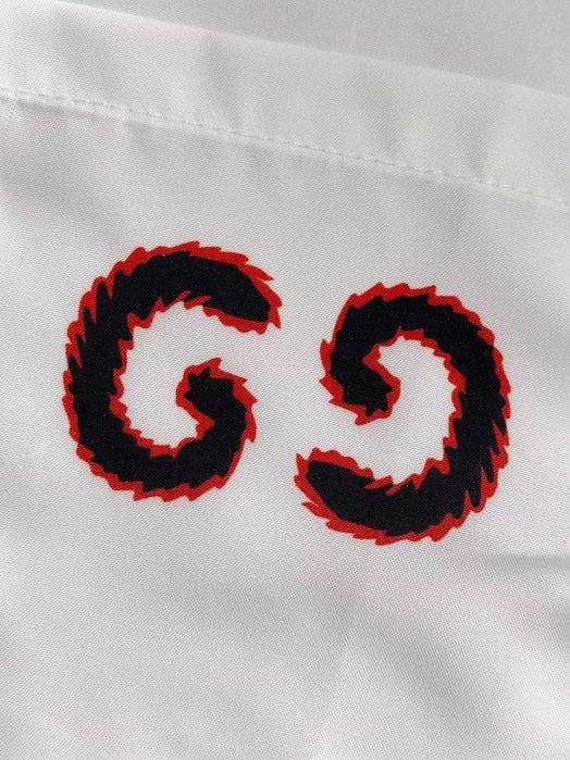 Trico cu logo-ul Gucci, țesătură de bumbac ușoară