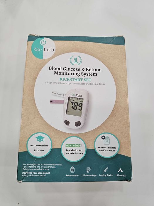 Go-Keto Ketone Meter Kickstart Set – Комплект за измерване на кетони