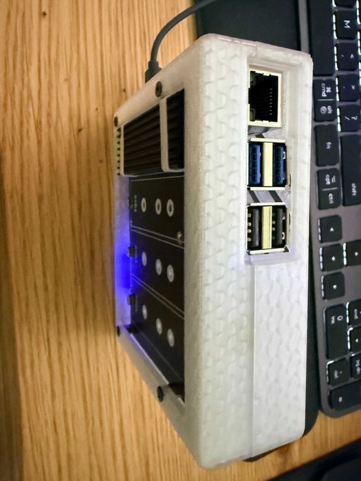 NAS Board Geekworm X1011 PCIe to NVMe за Raspberry Pi 5