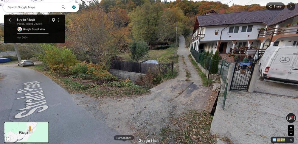 Călimănești-Păușa: Teren Intravilan 2.377 mp, TOATE Utilitățile (Inclusiv GAZ), Cota 330m