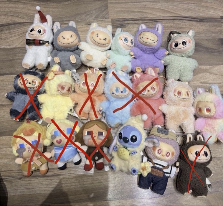 Играчки Labubu Coca Cola, Labubu Stitch и Labubu