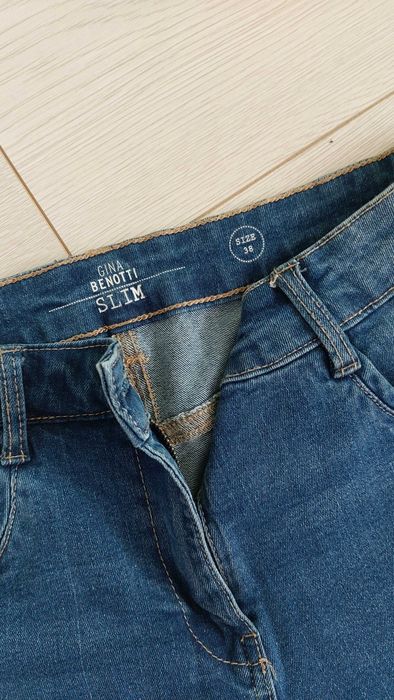 Blugi cu perlute la glezna m.36