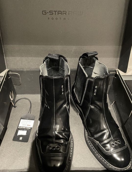 G STAR боти Chelsea ест кожа