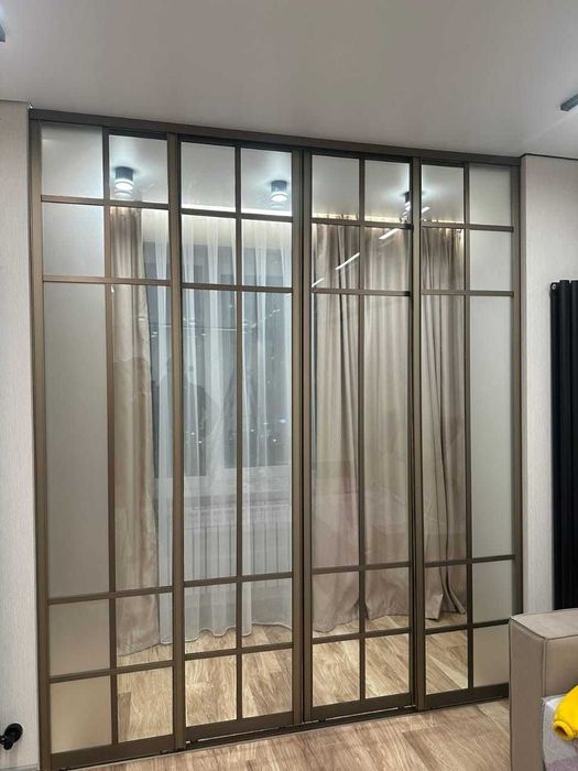 Качественные Межкомнатные стеклянные лофт Перегородки Скидка 20%