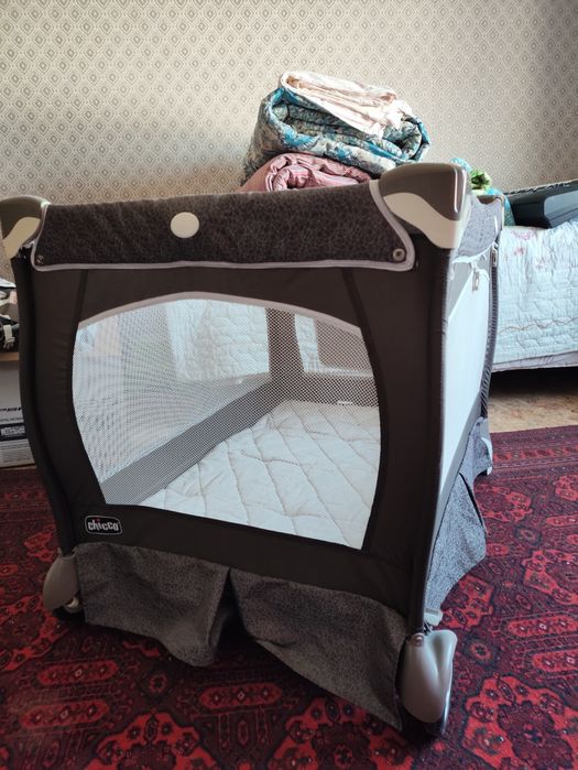 Манеж детский с люлькой