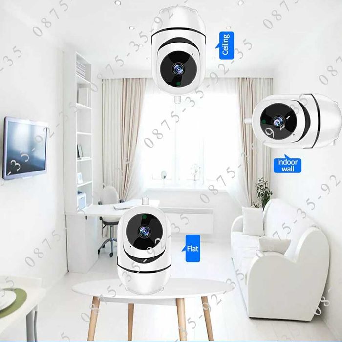 YCC365 5MP WiFi IP КАМЕРА БЕБЕФОН. Нощно виждане, детекция на движение