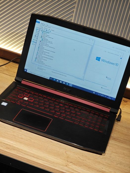 Acer Nitro i5 8300h ozu 4gb gtx1050ti 4gb m2 128gb hdd500gb