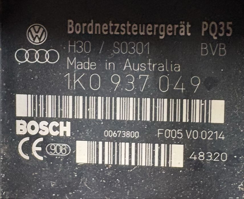 Vw Golf 5 Touran Audi A3 8p 1.9tdi 2.0tdi Комфорт Модул Модули