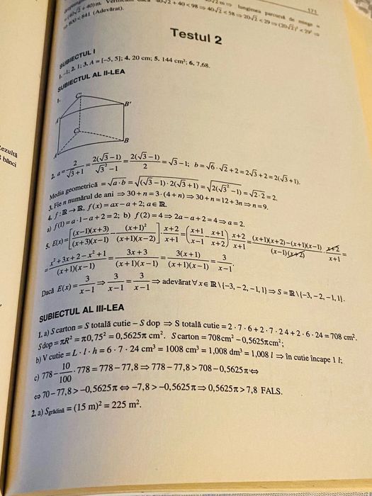 Matematică-Evaluare Națională