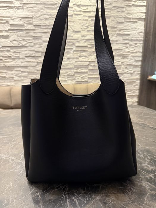 Чанта от естествена кожа  Twinset