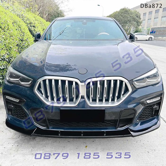 Тунинг лип спойлер предна броня BMW X6 G06 М 19-22 бмв х6 г06 добавка