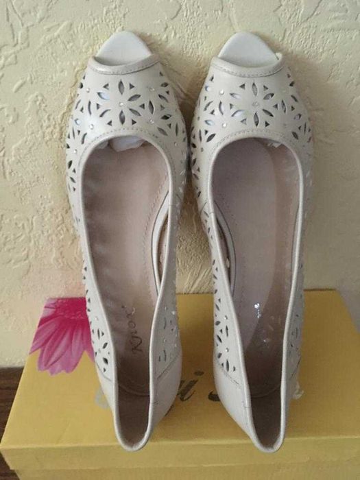 Туфли женские кожаные