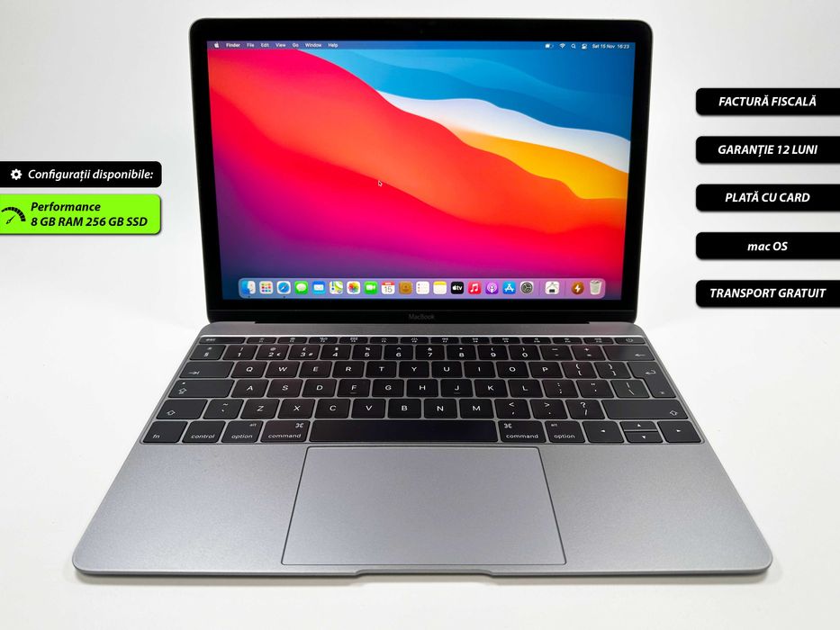 Macbook IntelCore M3 8gb 256ssd Ultraslim 12 inch Retina Garantie 1 an