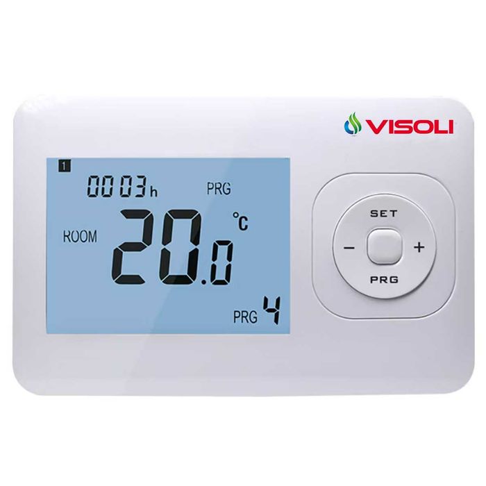 Termostat Ambient Inteligent Visoli™ W08,WIFI,Controlat Prin Aplicatie