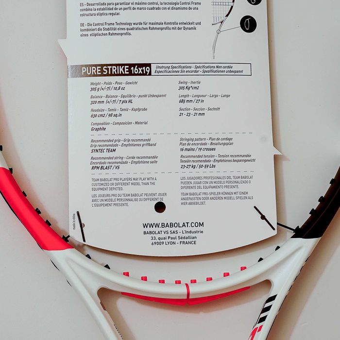 Babolat Strike 98sq 16x19 305gr