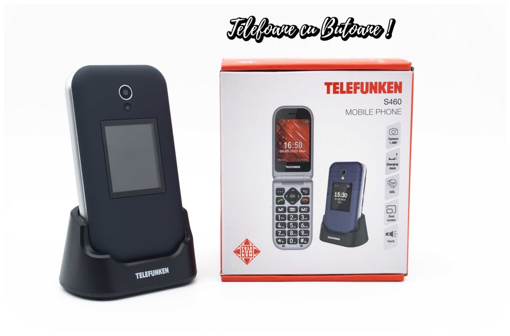Telefon cu clapeta - Telefunken S460 - Telefon senior