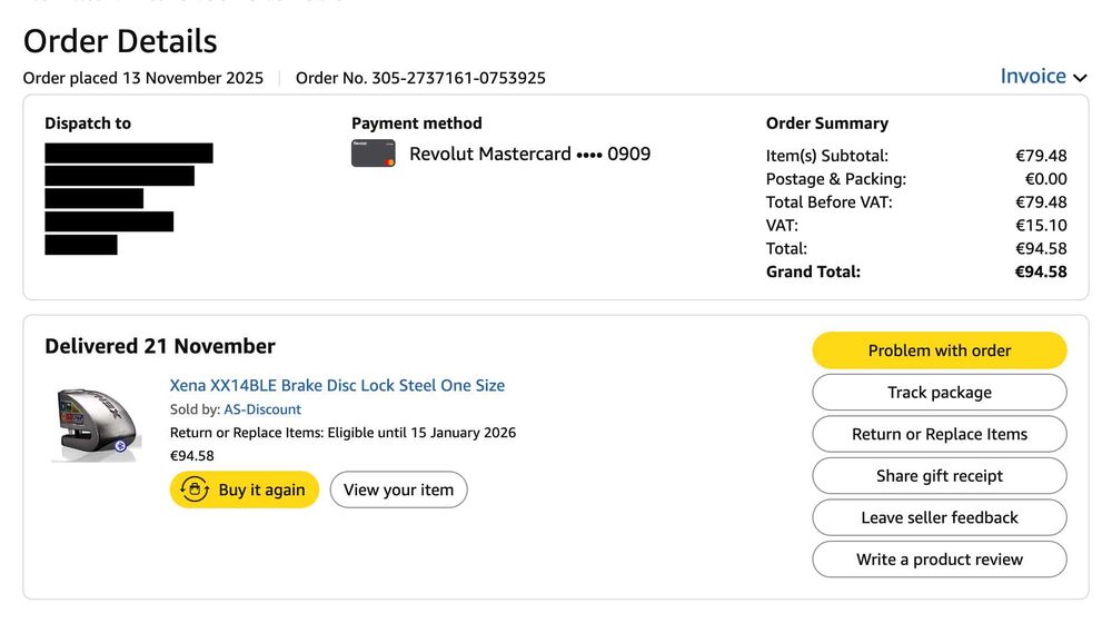 Xena XX14 - дискова ключалка с аларма и Bluetooth