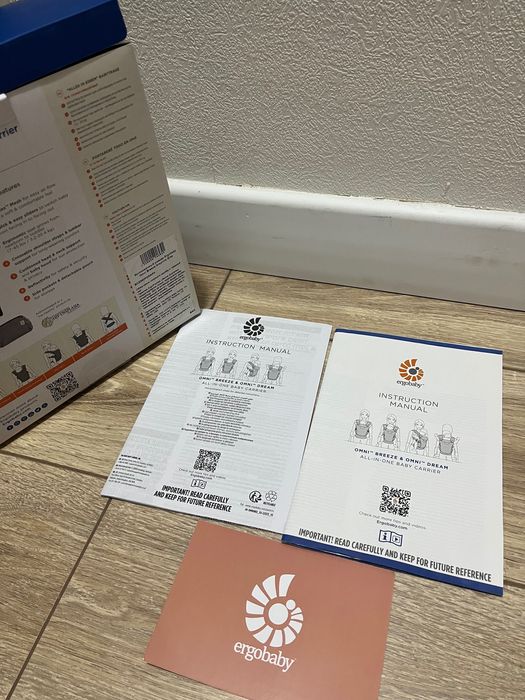 Эргорюкзак “Ergobaby omni breeze gray”