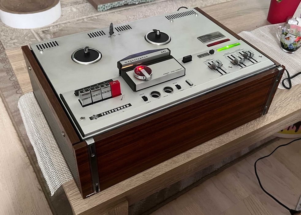 Magnetofon Telefunken 241 Stereo Hi-Fi Raritate West Germany