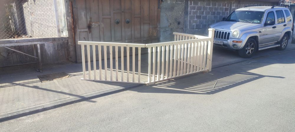 Дървен парапет по размер