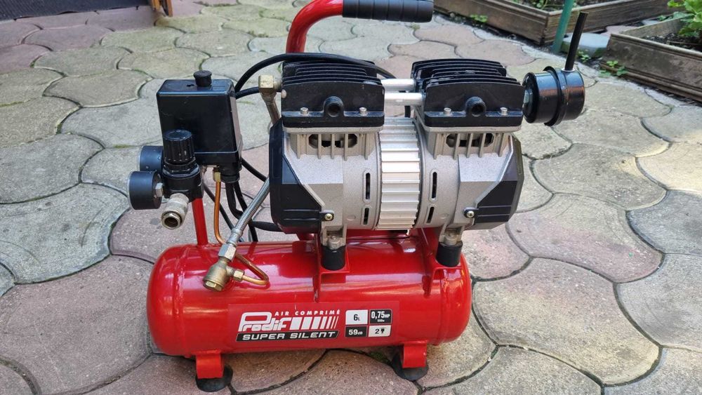 Compresor silențios Prodif Silent 6 L, 0,75 CV