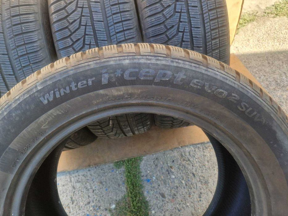 4 Hankook R19 255/55 Зимни гуми  DOT2418